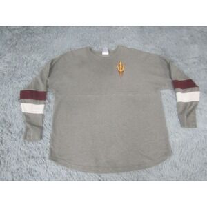 Arizona State Sun Devils Shirt Womens Medium Gray NCAA Football Knights Apparel